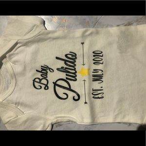 Baby onesies personalized
